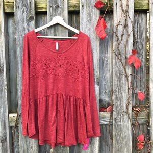 XHILARATION Embroidered Boho Tunic